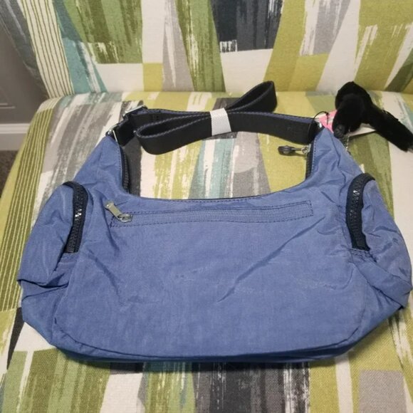 🐒Kipling Women's Rikka Shoulder Bag In Blue Lover🐒 - Picture 2 of 7
